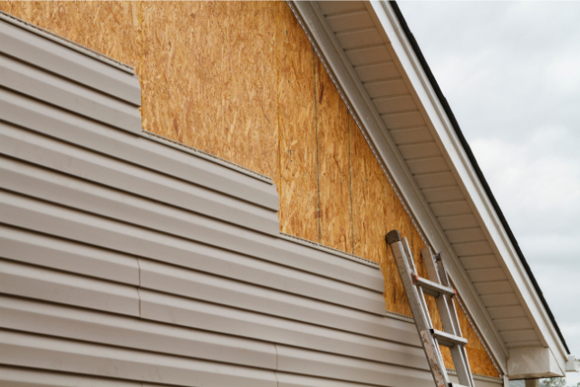 New Construction Vinyl Siding Installation