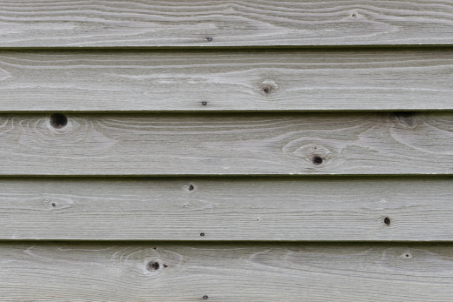 New wood siding